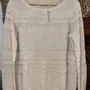 LOFT Women's Beige Textured Sweater NEW!